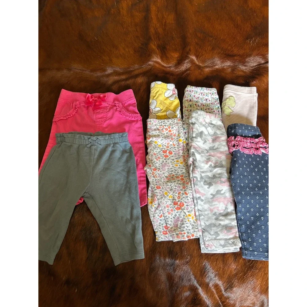 Carter's Gerber Baby Girl Clothing Lot Bodysuits Leggings Dresses 36 Pieces